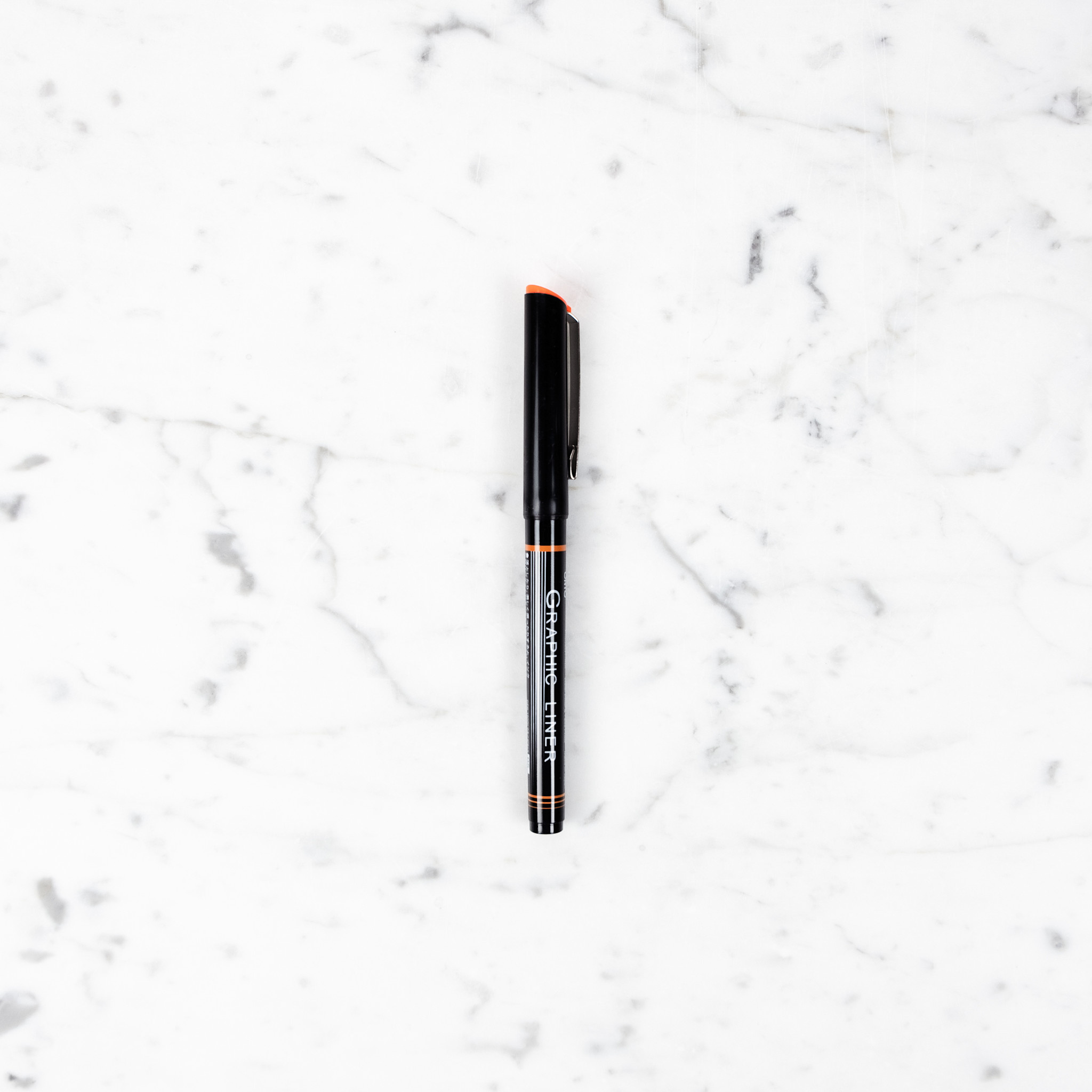 02 - Ohto Graphic Liner Needle Point Drawing Pen - 0.5mm - Black Ink