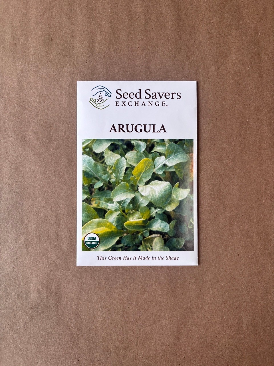 Seed Savers Exchange Seed Savers - Arugula, Arugula (organic)- Pack of 25 Seeds