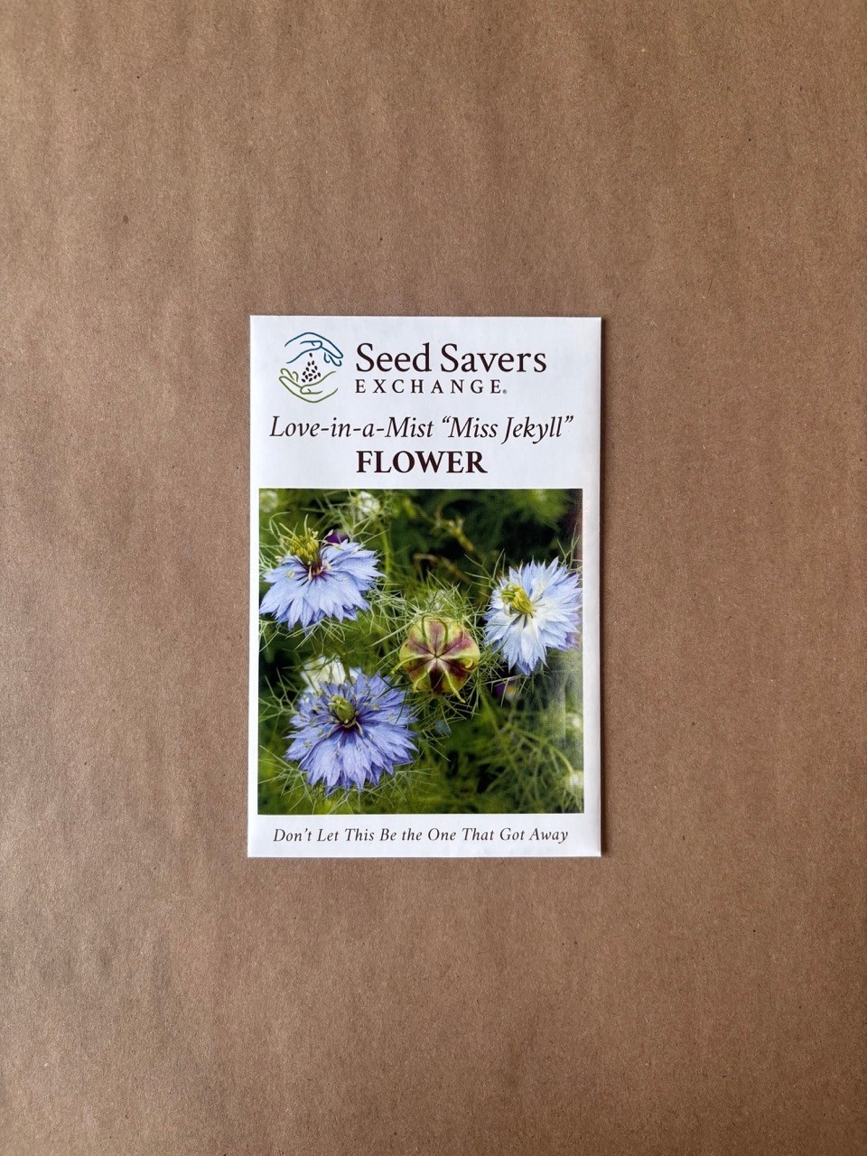 Seed Savers Exchange Seedsavers Seed Pack - Flower, Love-in-a-Mist "Miss Jekyll" - Pack Of 150
