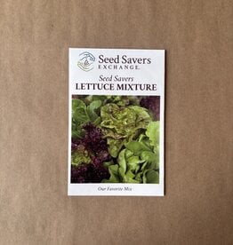 Seed Savers Exchange Seedsavers Seed Pack - Lettuce, SSE Lettuce Mixture - Pack Of 250