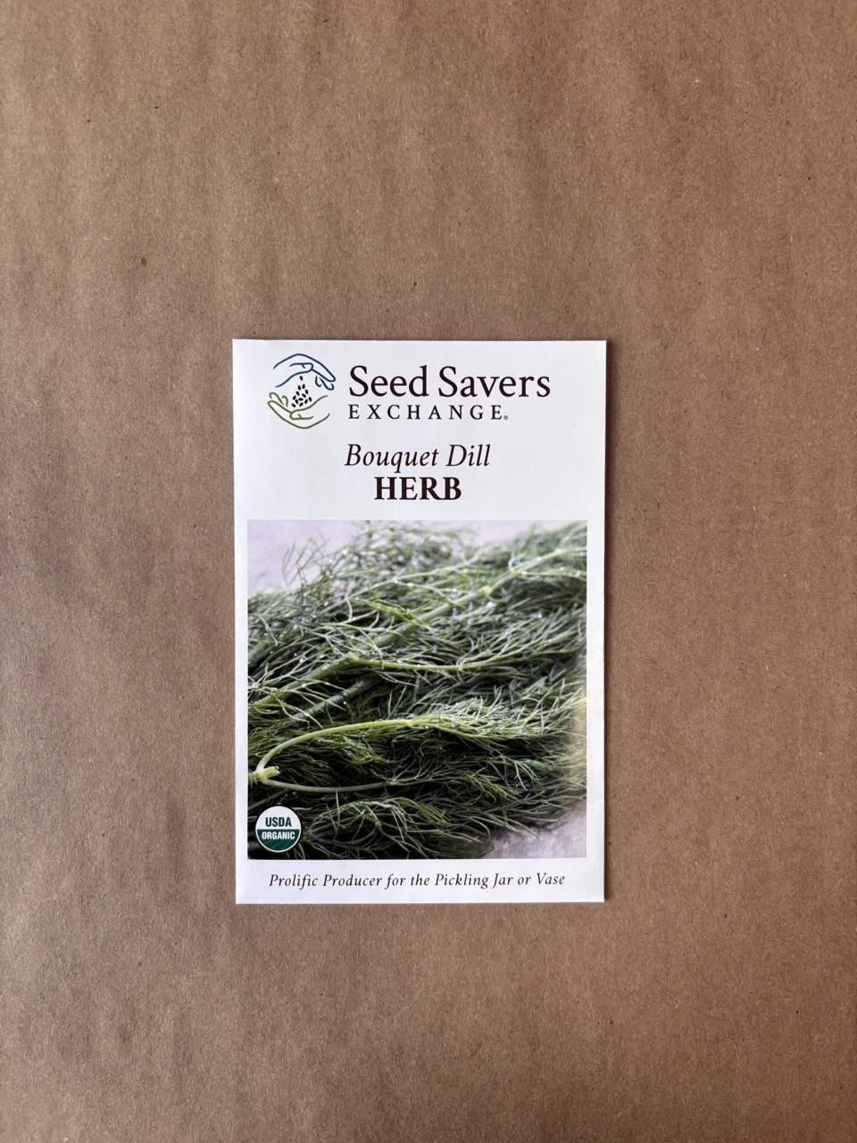 Seed Savers Exchange Seed Savers - Herb, Dill Bouquet (organic)- Pack of 150 Seeds