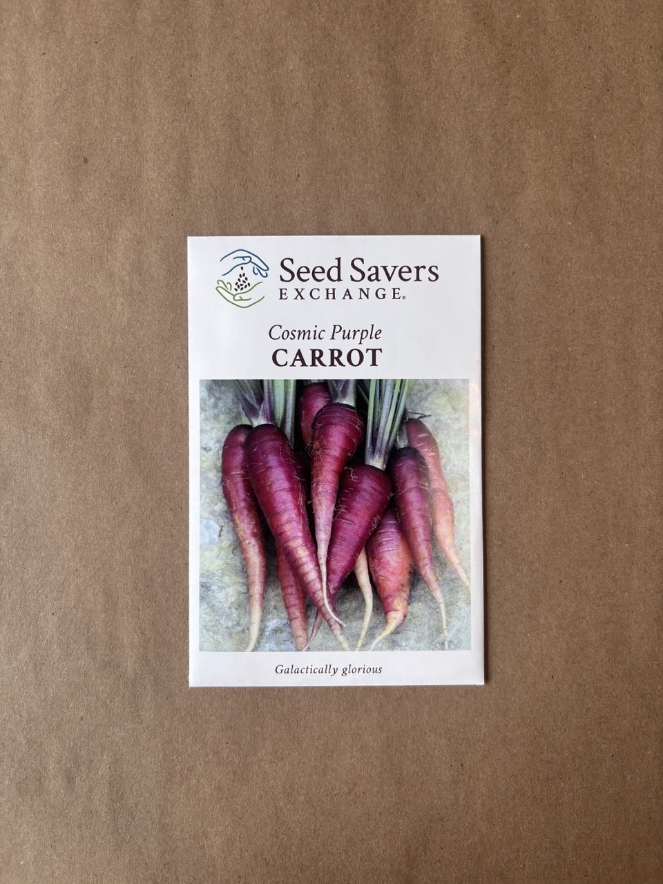 Seed Savers Exchange Seedsavers Seed Pack - Carrot, Cosmic Purple - Pack Of 250