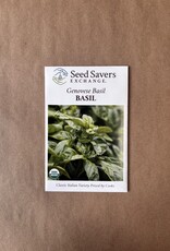 Seed Savers Exchange Seed Savers - Herb, Genovese Basil (organic)- Pack of 25 Seeds