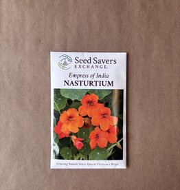 Seed Savers Exchange Seed Savers - Flower, Empress of India Nasturtium- Pack of 150 Seeds