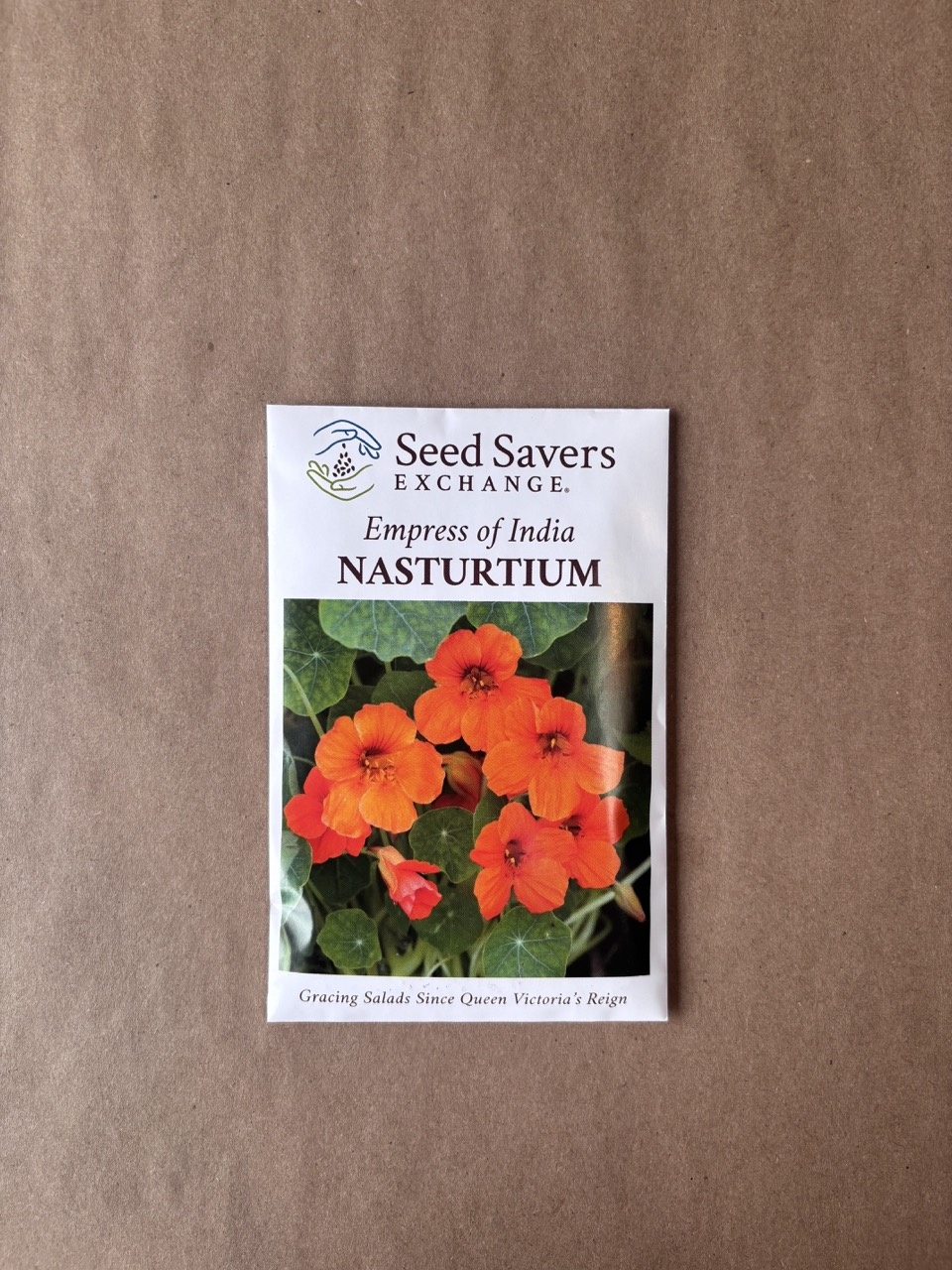 Seed Savers Exchange Seed Savers - Flower, Empress of India Nasturtium- Pack of 150 Seeds