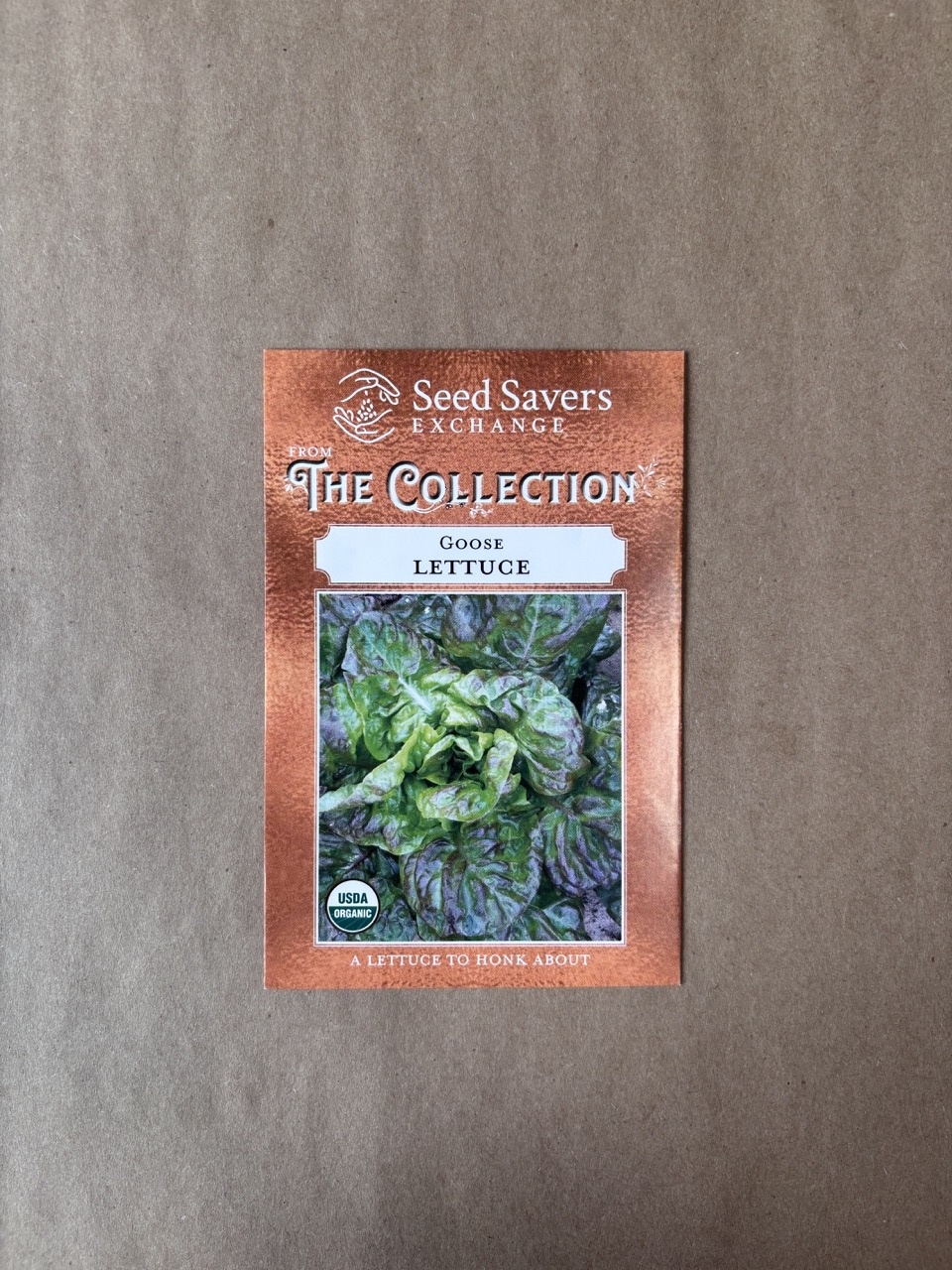 Seed Savers Exchange Seedsavers Seed Pack - Lettuce, Goose (organic) - Pack Of 250