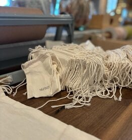 The Foundry Home Goods Foundry Muslin Drawstring Bag