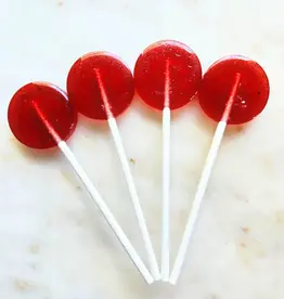 Plants & Planets Lollipops - Strawberry Hibiscus Rose