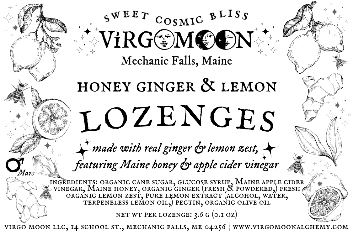 Honey Ginger & Lemon Lozenges