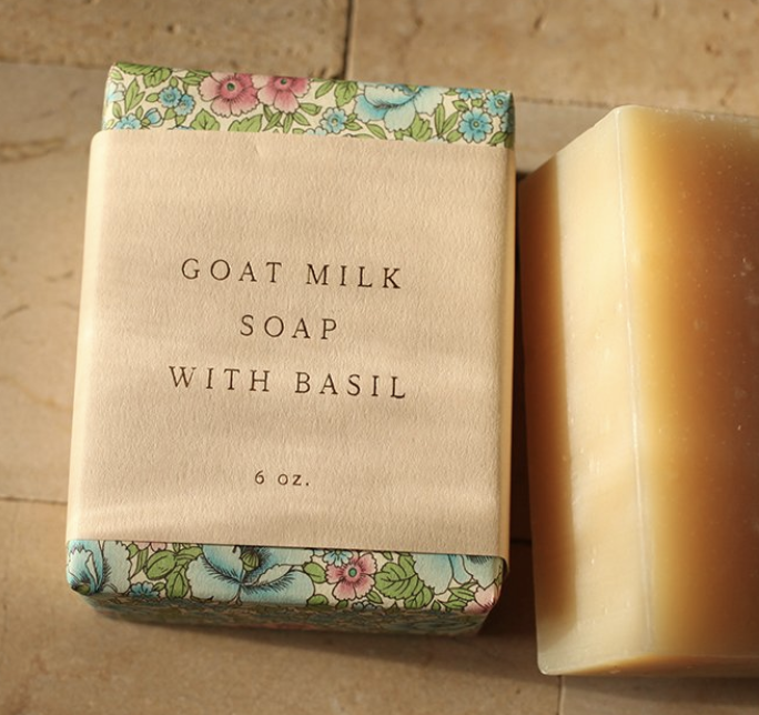 Saipua Handmade Saipua Soap - Goat Milk Soap with Basil