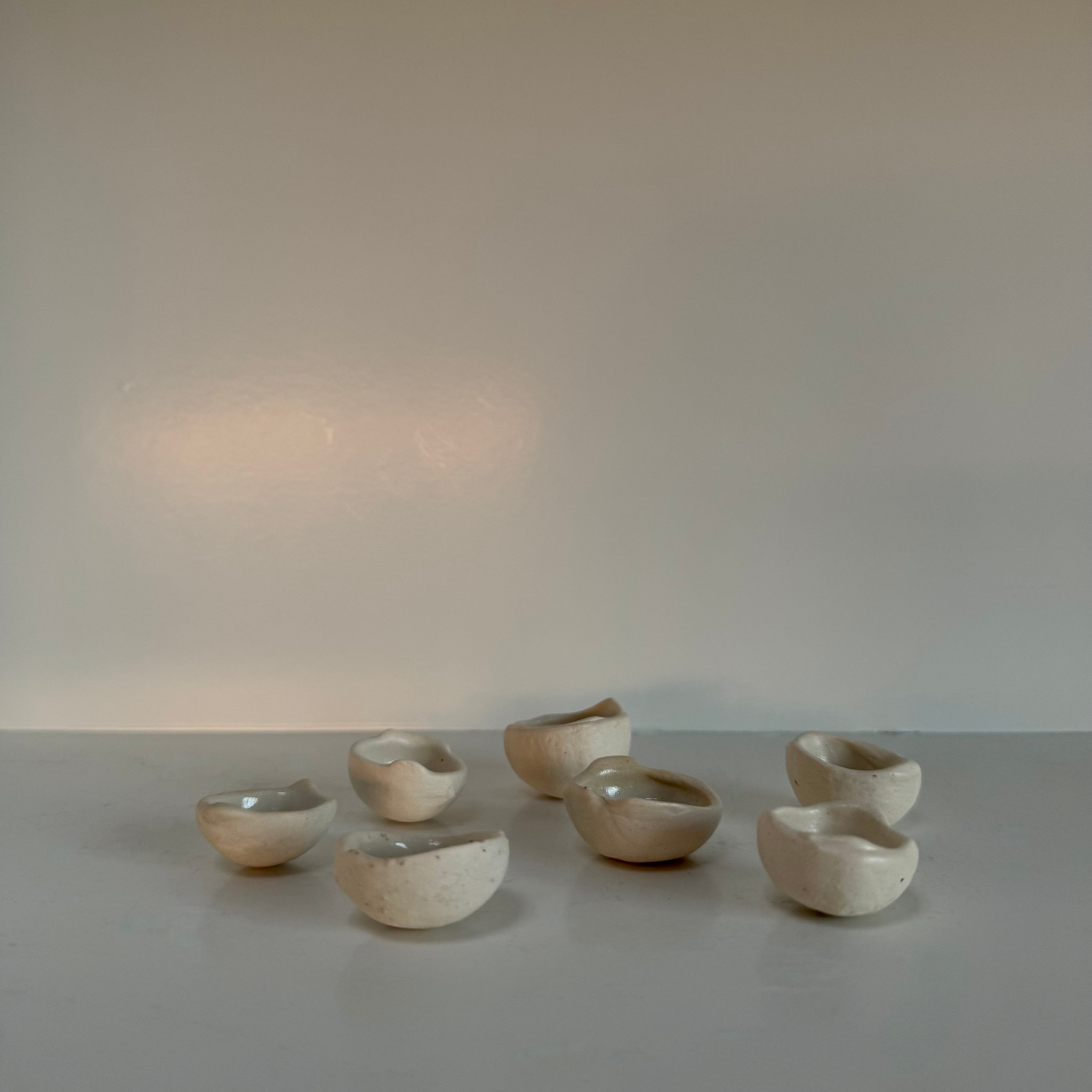 Moon Shot Ceramics Fruit Cast Porcelain Moon Bowl -1" Lime XXS