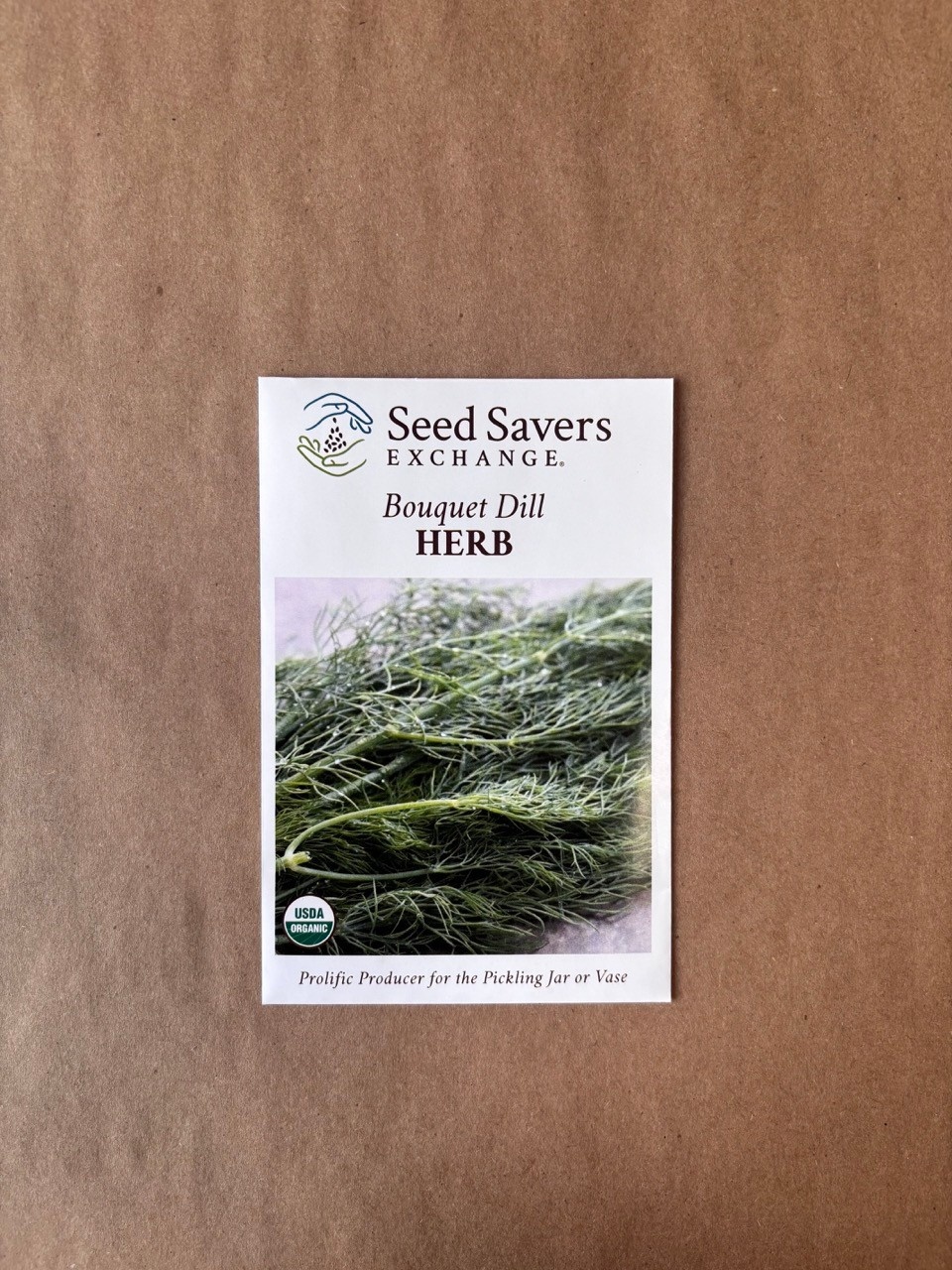 Seed Savers Exchange Seedsavers Seed Pack - Herb, Dill Bouquet (organic) - Pack Of 150