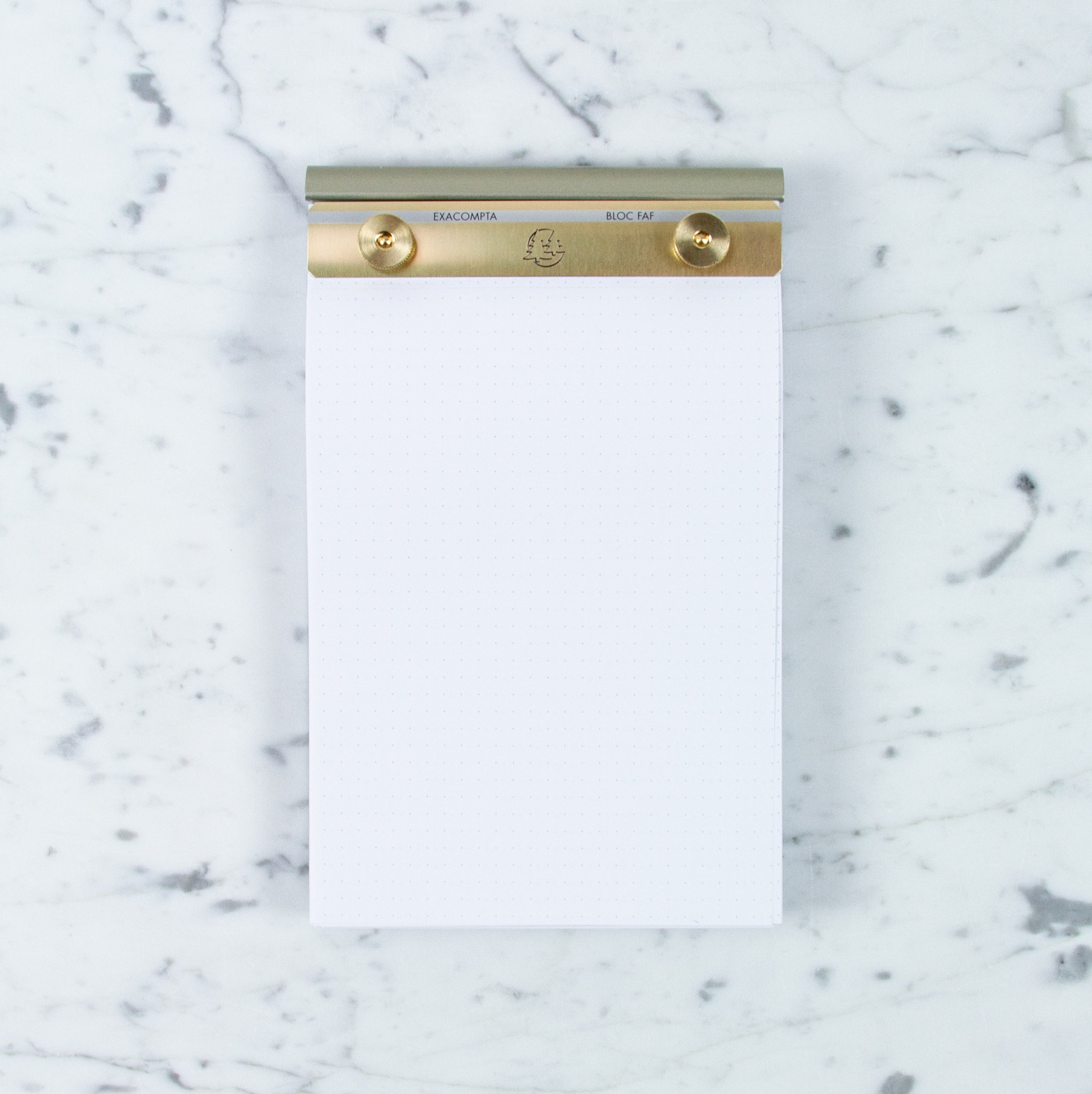 Exacompta FAF Refillable Desk Pad No. 4 -Dot Grid 5x8.25in