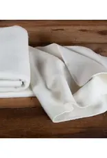 Wool Blanket - Natural Ice Bear White 78x55