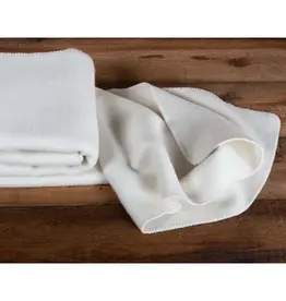 Wool Blanket - Natural Ice Bear White 78x55