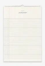 Simple Danish 2026 Wall Calendar Planner - 11" x 17"