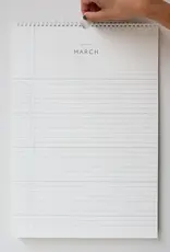 Simple Danish 2026 Wall Calendar Planner - 11" x 17"