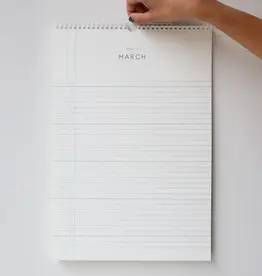 Simple Danish 2026 Wall Calendar Planner - 11" x 17"
