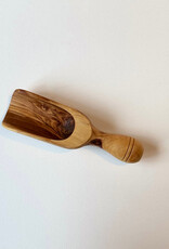 Olivewood Scoop with Knob End- Large