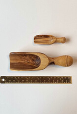 Olivewood Scoop with Knob End- Large