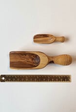 Olivewood Scoop with Knob End- Medium 5.5in