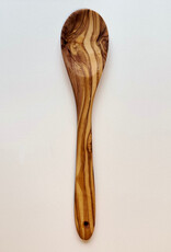 Natural Olivewood Olivewood Oval Serving Spoon Large - 12"