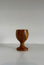 Handmade Egg Cup Natural Oiled Olivewood