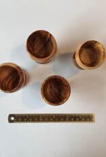 Handmade Egg Cup Natural Oiled Olivewood