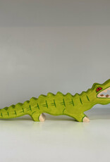 Holztiger Hungry Hungry Lime Green Crocodile