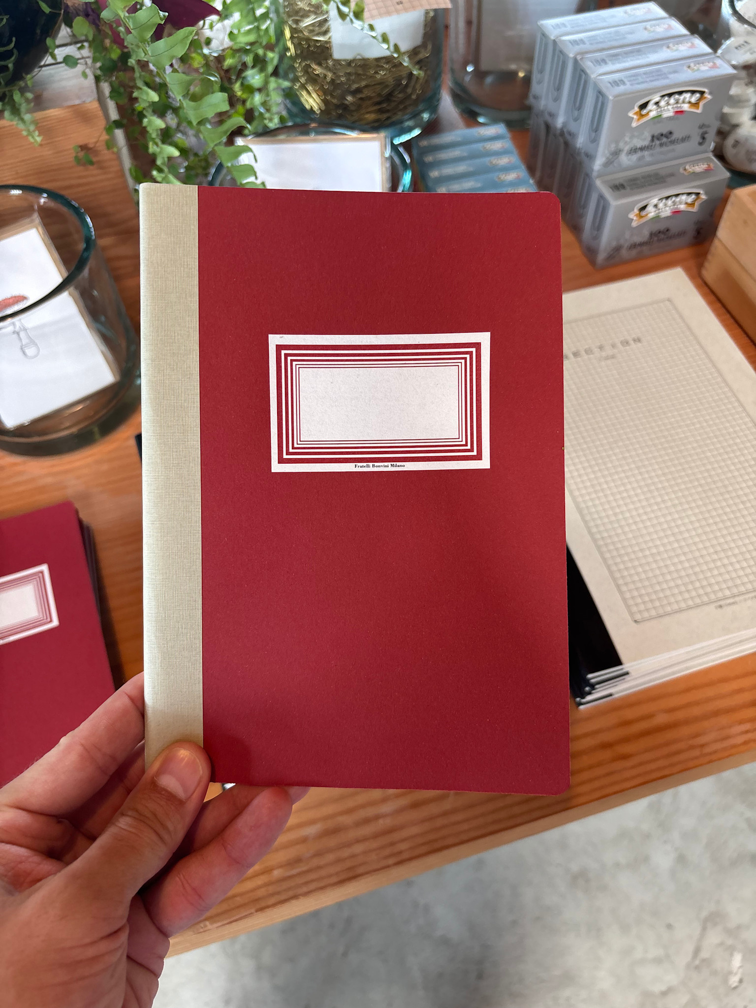 Edizioni Bonvini Classic Red A5 Notebook - Bonvini # 008