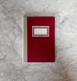 Edizioni Bonvini Classic Red A5 Notebook - Bonvini # 008