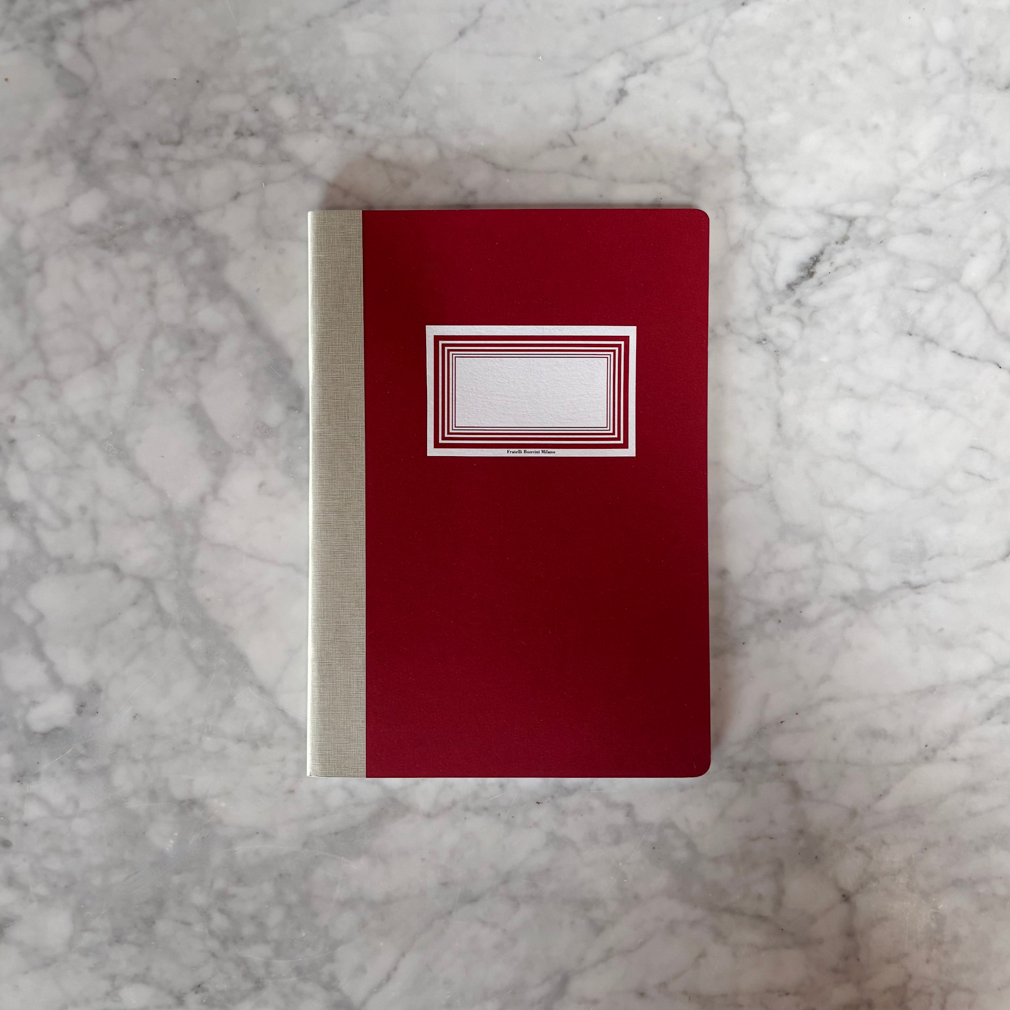 Edizioni Bonvini Classic Red A5 Notebook - Bonvini # 008