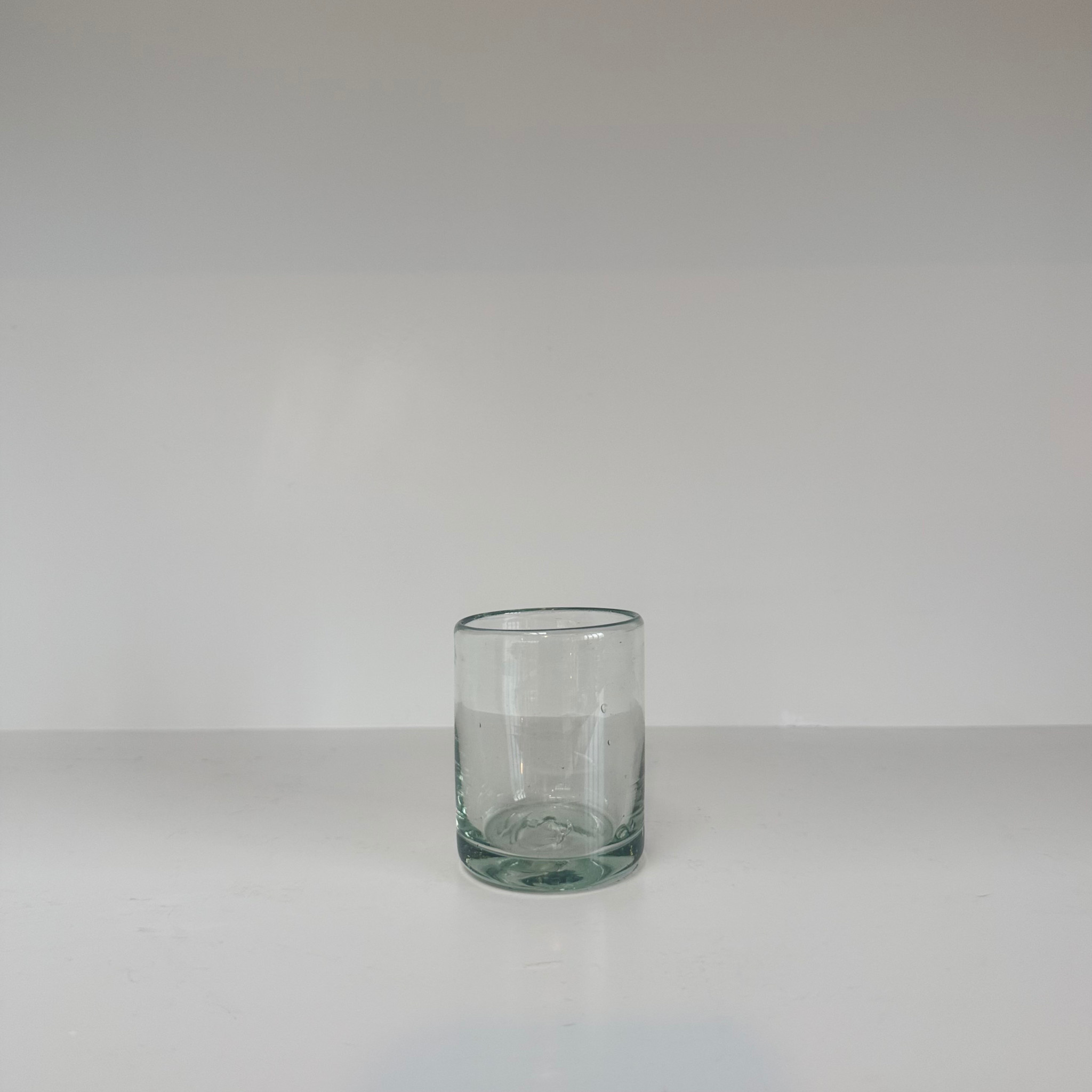 Handblown Mexican Small Straight Shot Glass 3oz