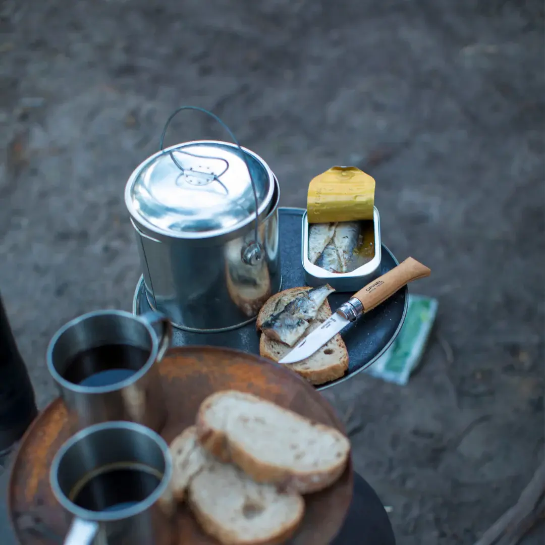 Opinel Stainless Steel Folding Pocket Knife - No. 8