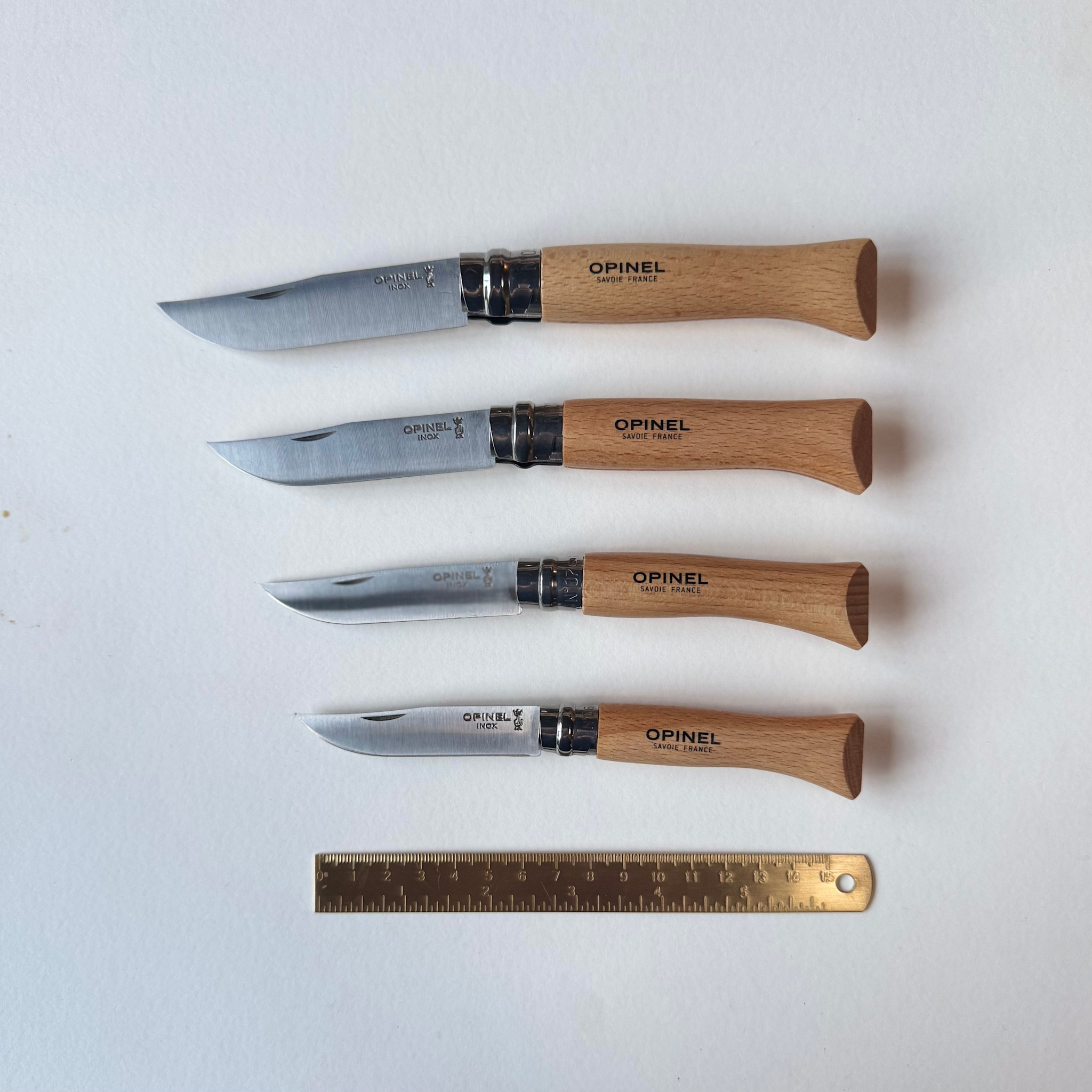 Opinel Stainless Steel Folding Pocket Knife - No. 8