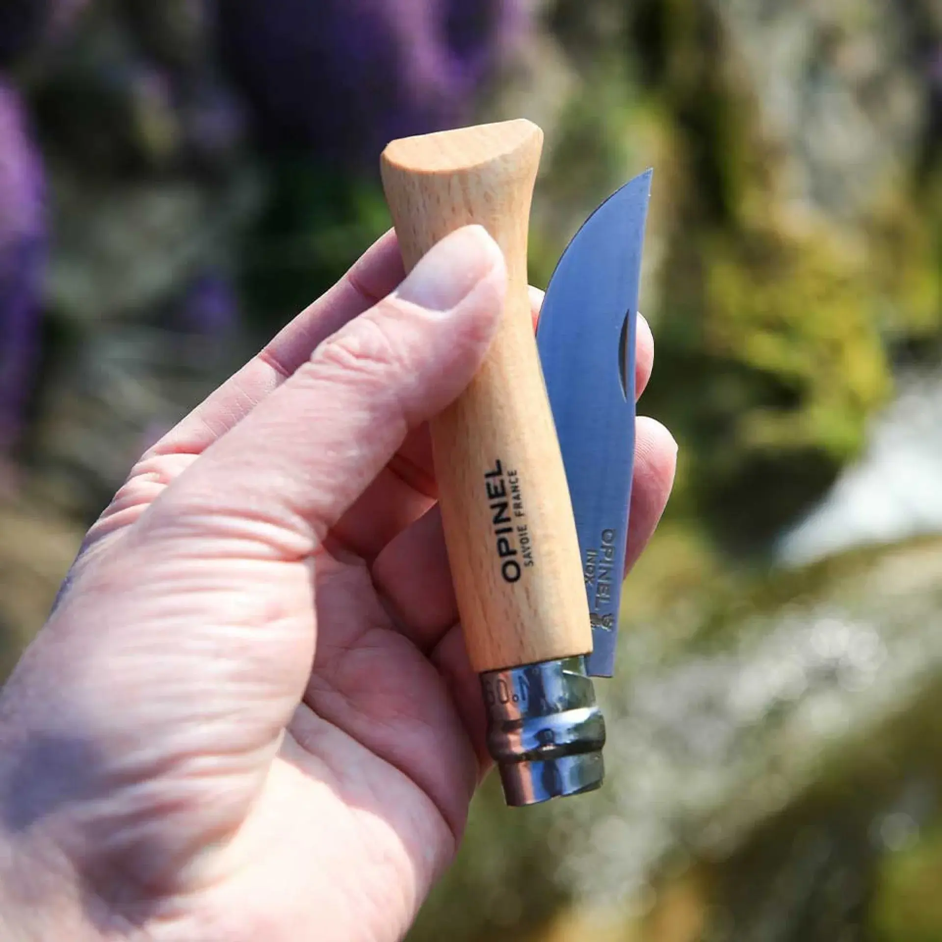 Opinel Stainless Steel Folding Pocket Knife - No. 9