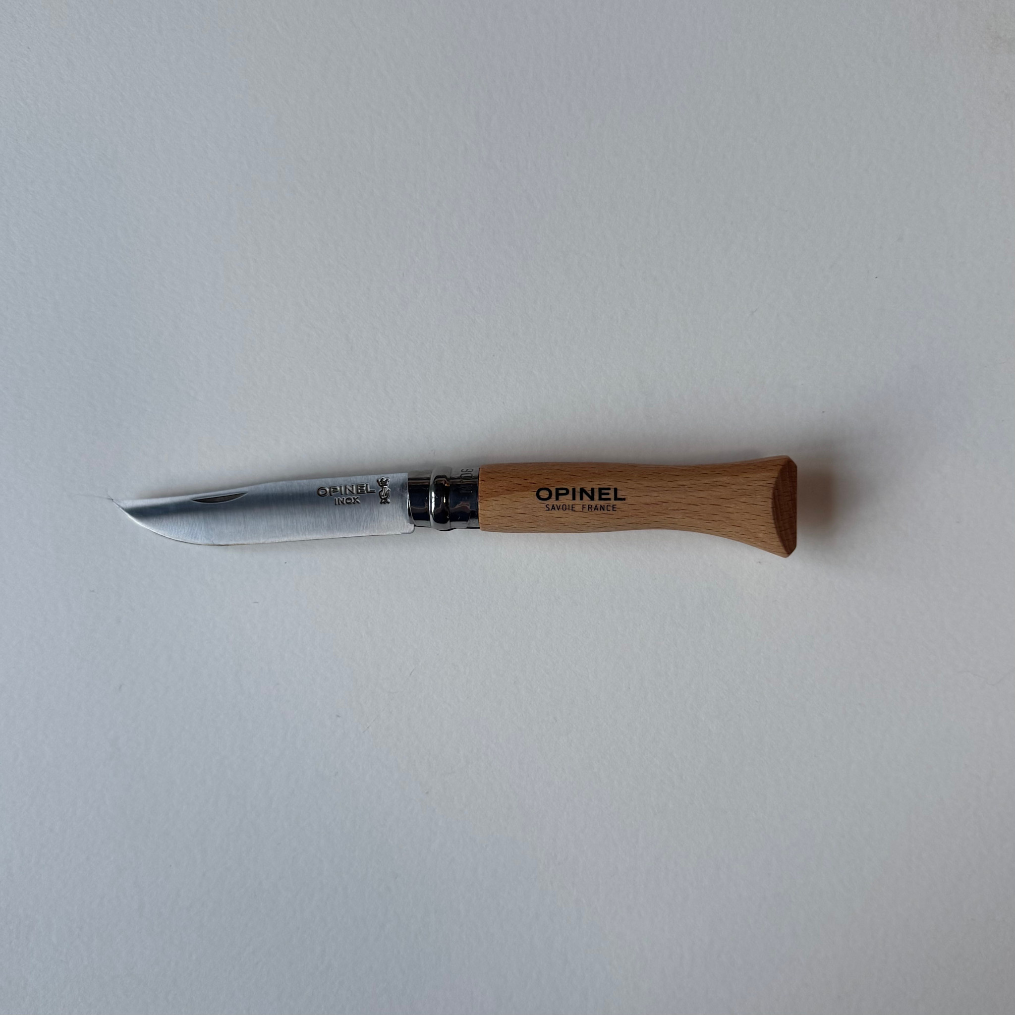 Opinel Stainless Steel Folding Pocket Knife - No. 6