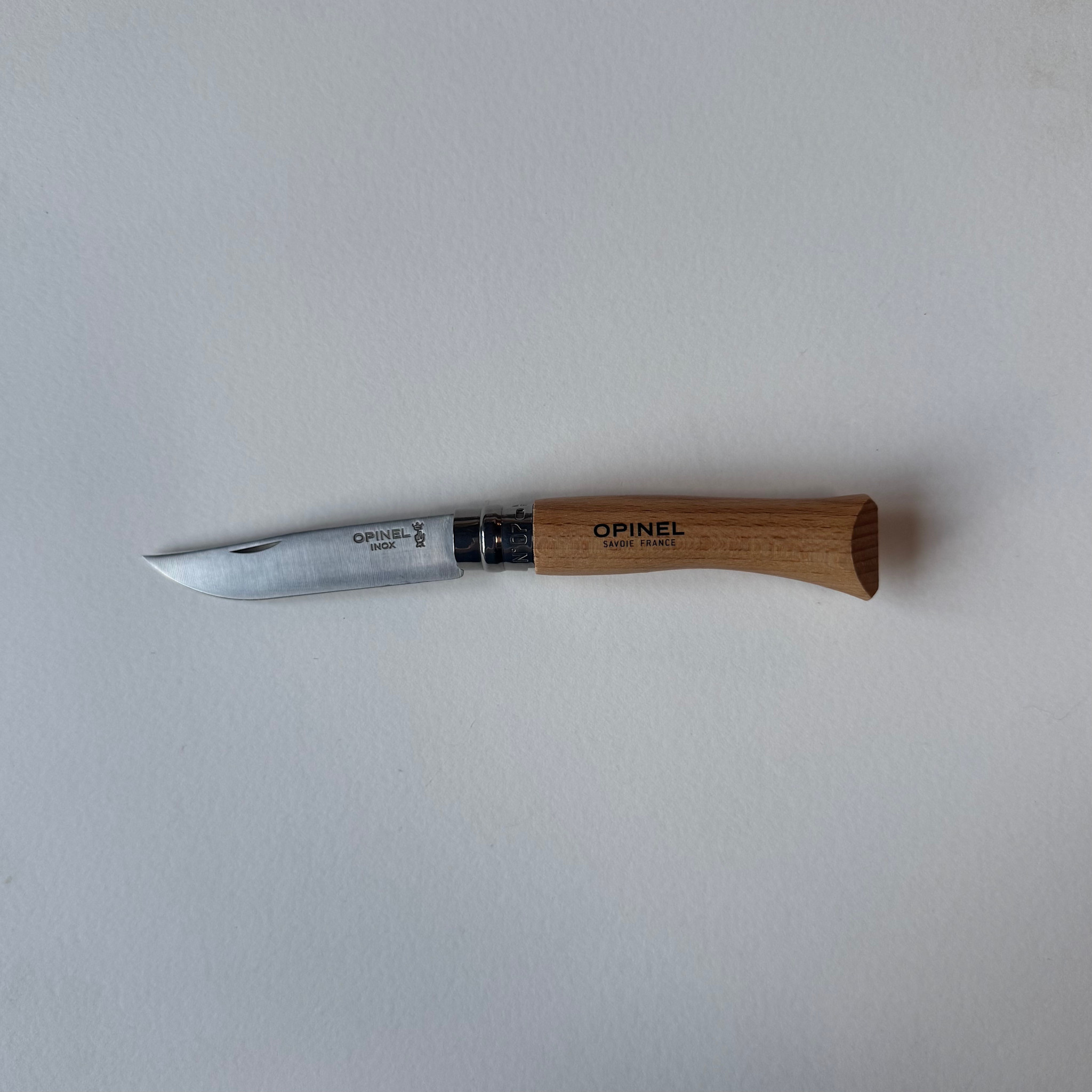 Opinel Stainless Steel Folding Pocket Knife - No. 7