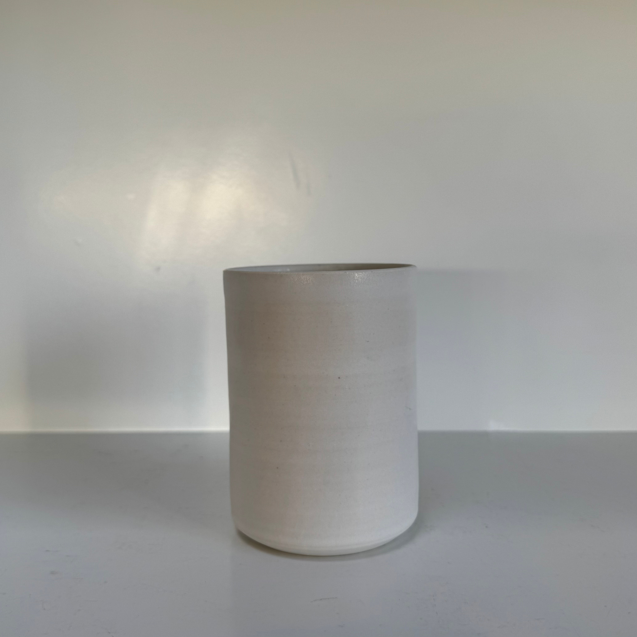 Ritual Ceramics Studio Ritual Matte White Vase or Cup 3.5"