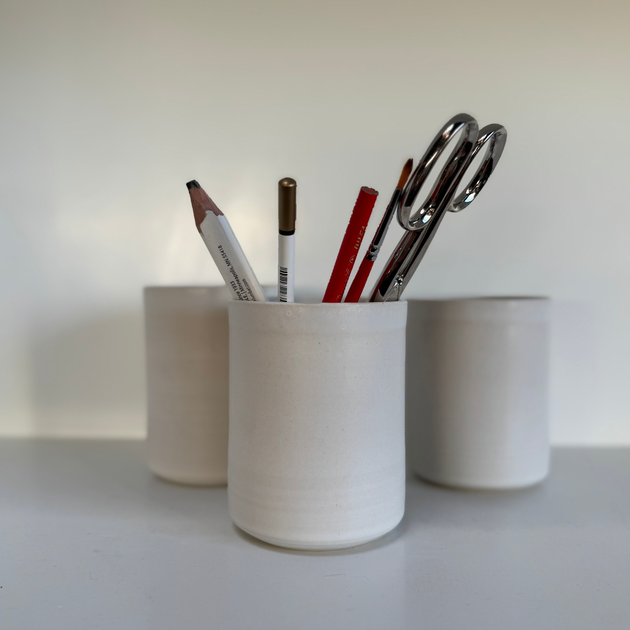 Ritual Ceramics Studio Ritual Matte White Vase or Cup 3.5"