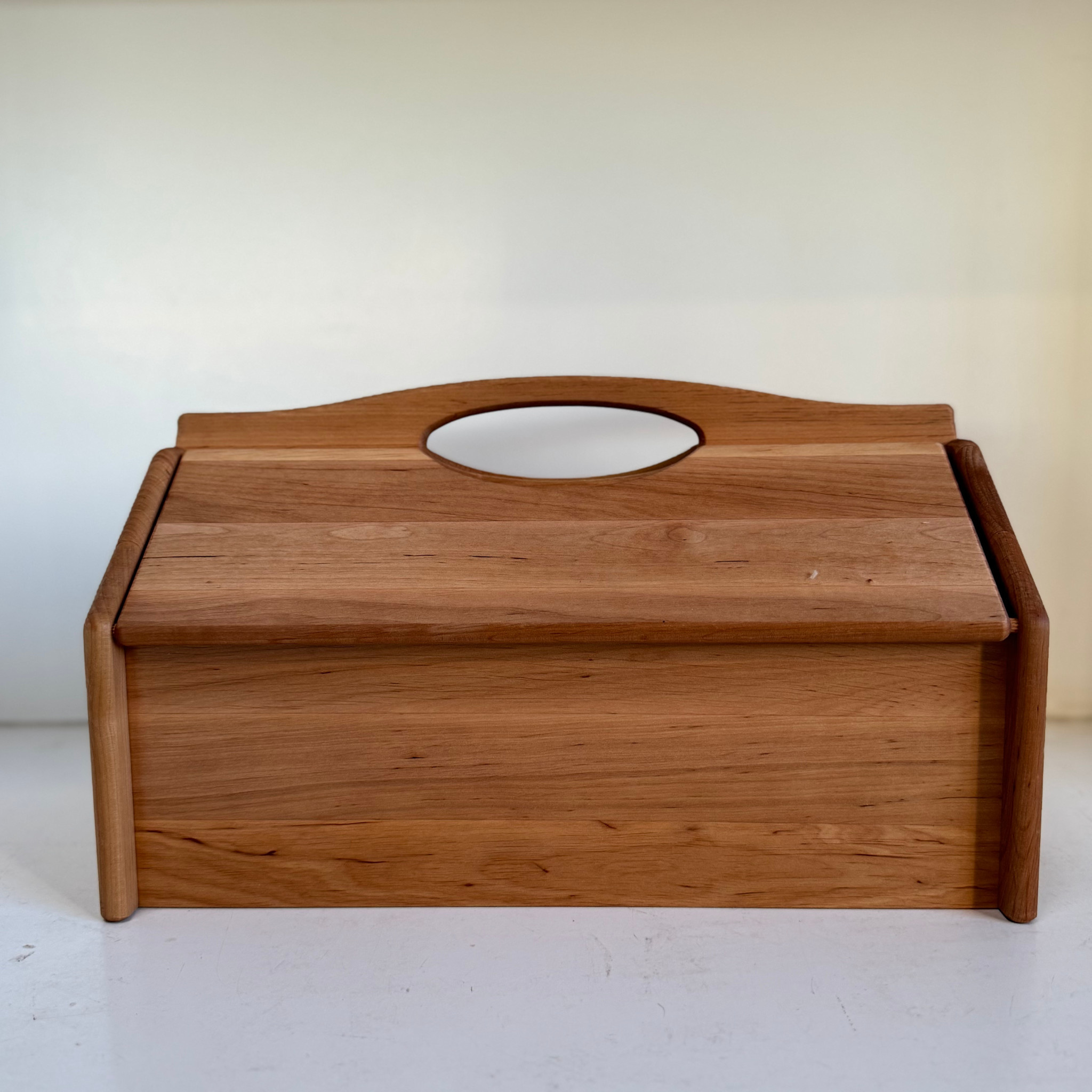 15" Wooden Tool Box with Closing Sides