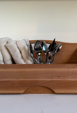 15" Wooden Tool Box with Closing Sides