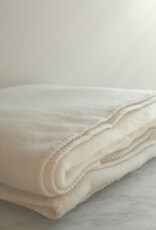 Wool Blanket - Natural Ice Bear White 78x55