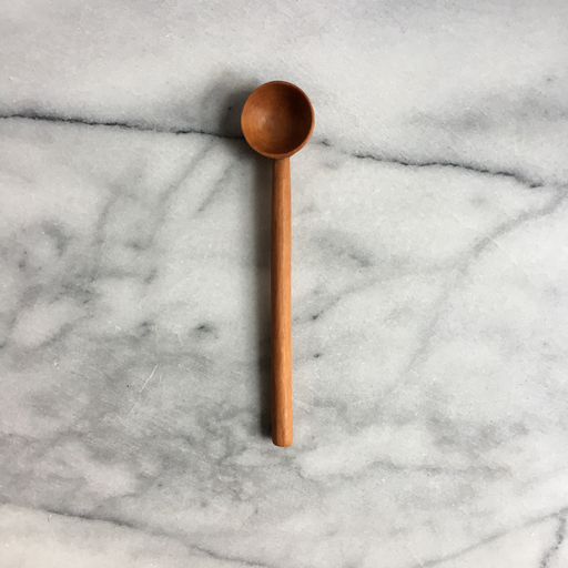 Olive Wood Sugar Spoon - 5.5 in