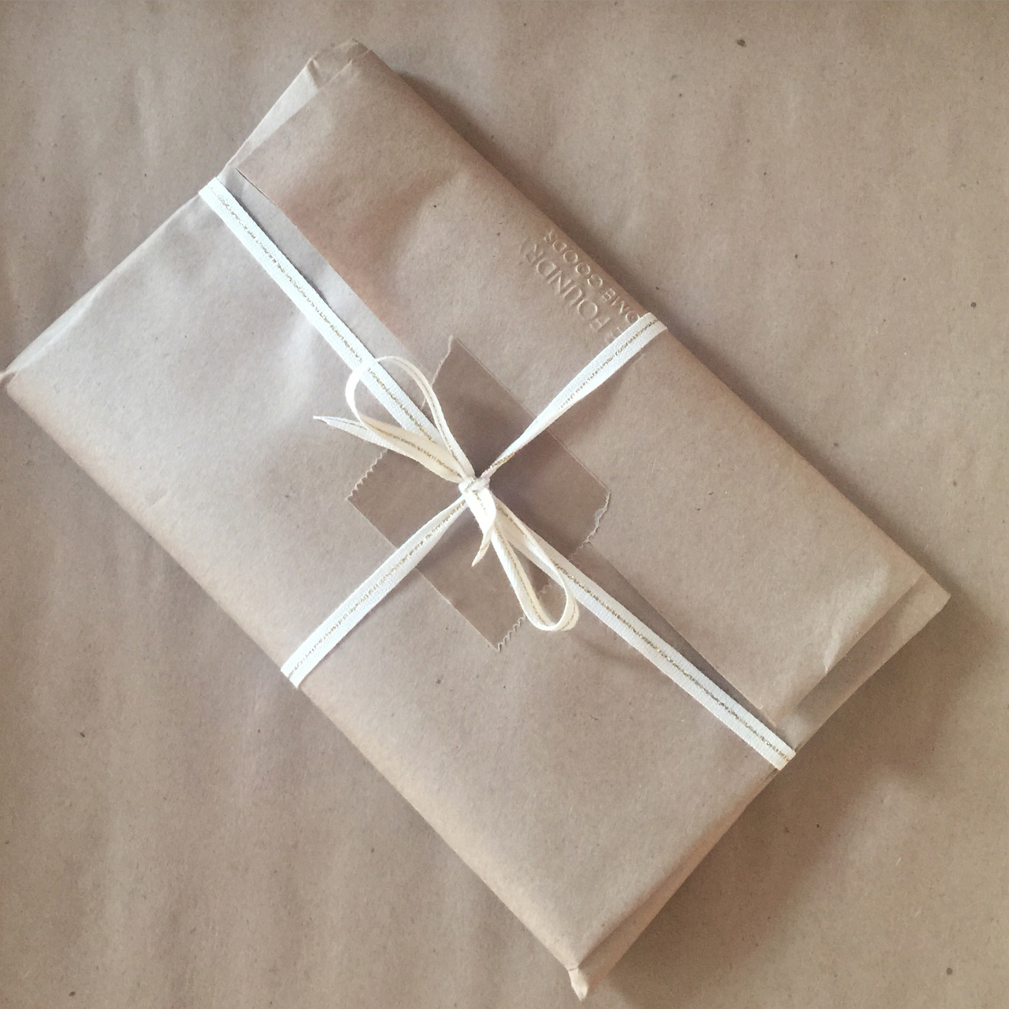 The Foundry Home Goods Add Gift Wrapping!  -Sweet and Simple