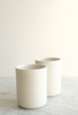 Ritual Matte White Vase or Cup 3.5"