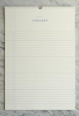 Simple Danish 2026 Wall Calendar Planner - 11" x 17"