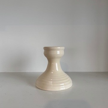 Bauer Classic Ivory Candlestick Taper Holder 4"