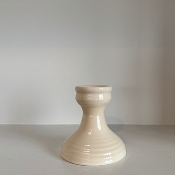 Bauer Pottery Bauer Classic Ivory Candlestick Taper Holder 4"