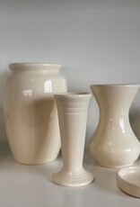 Bauer Pottery Bauer Classic Ringware Trumpet Bud Vase Gloss White - 6"